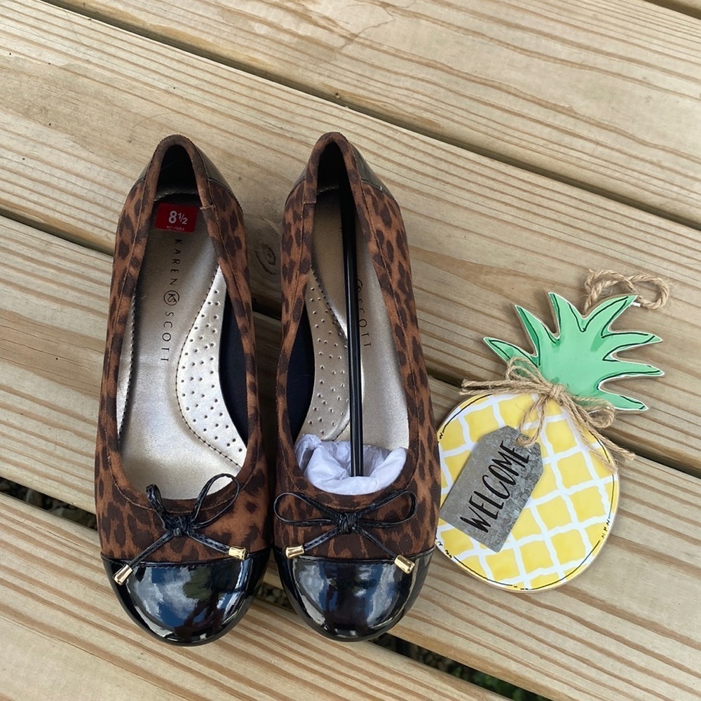 NEW🍍KAREN SCOTT LEOPARD 🍍SIZE 8.5🍍H-4
